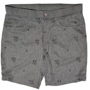 Men’s Cocktail Print Striped Penguin Shorts Size 32 Casual Summer Party Cruise